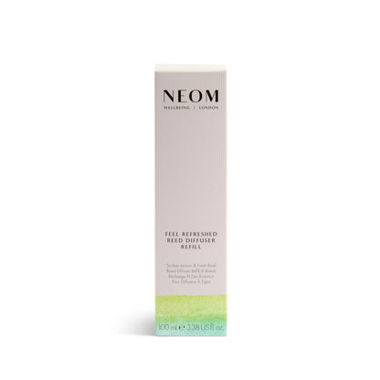 NEOM Feel Refreshed Reed Diffuser Refill 100ml – Sicilian Lemon & Basil
