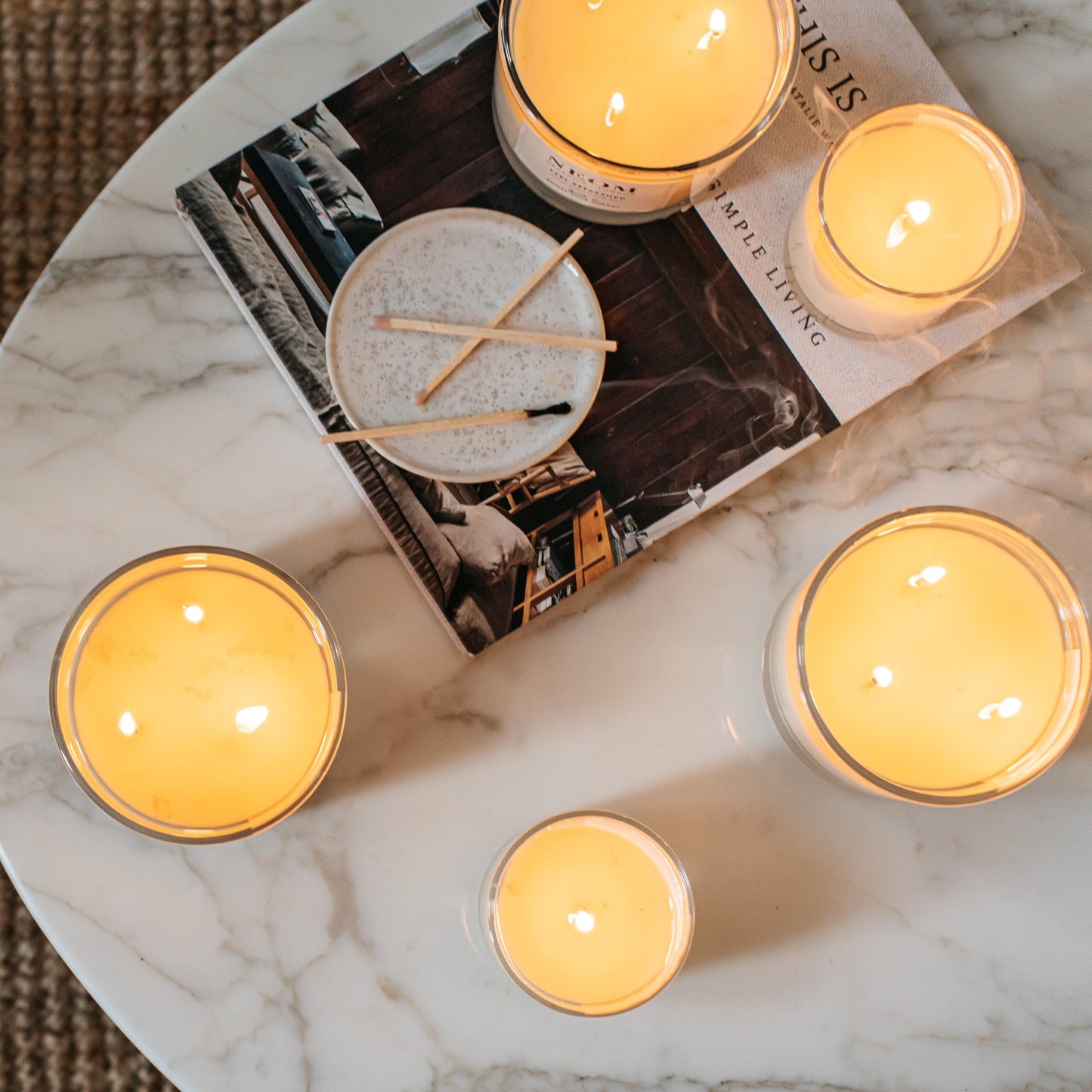 NEOM Real Luxury 1 Wick Candle – Lavender & Rosewood | Scent to De-Stress