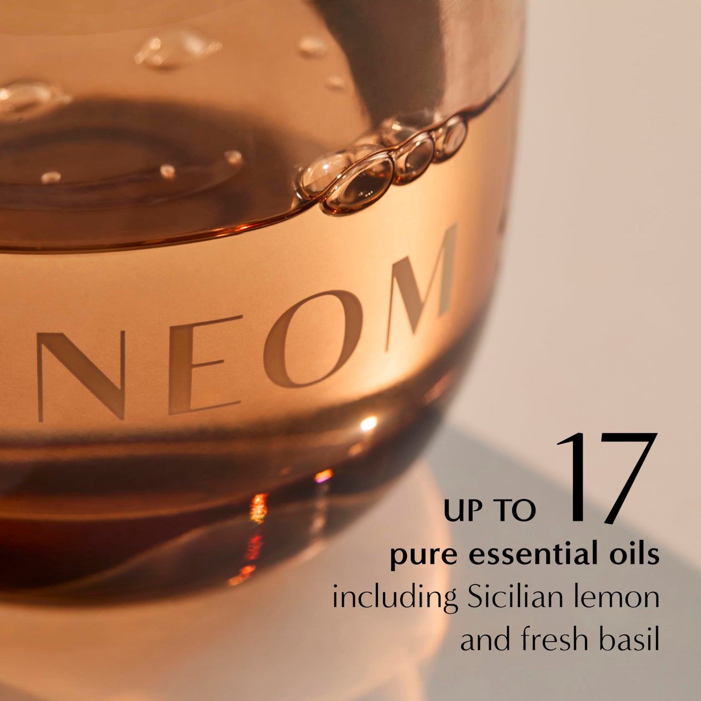 NEOM Feel Refreshed Reed Diffuser 100ml – Sicilian Lemon & Basil | 100% Natural Fragrances