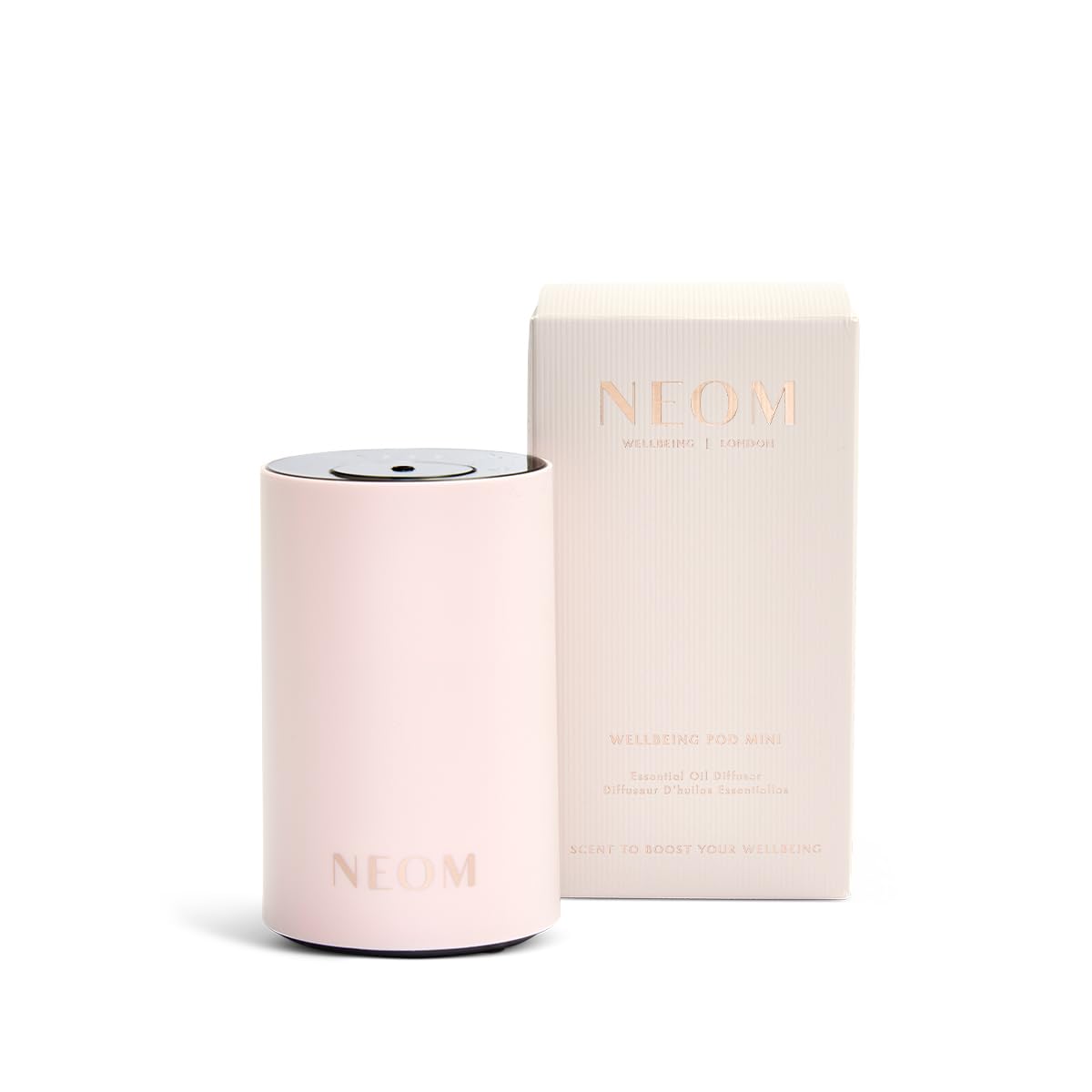 NEOM Portable Wellbeing Pod Mini Diffuser - Waterless, USB Rechargeable, Small Spaces