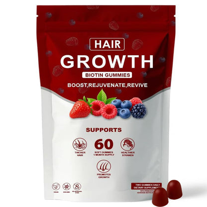 Neonomicon Lumin Hair Growth Gummies – Biotin, Vitamin C & E, Rosemary, Saw Palmetto | 60 Gummies