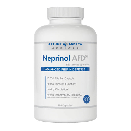 Arthur Andrew Medical Neprinol AFD - Multi Enzyme Blend with Serrapeptase & Nattokinase (300 Count) BritishVita | Premium UK Vitamins & Wellness Supplements