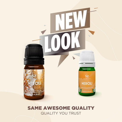 Sz Essentials Neroli Essential Oil 5ml – 100% Pure, Therapeutic Grade