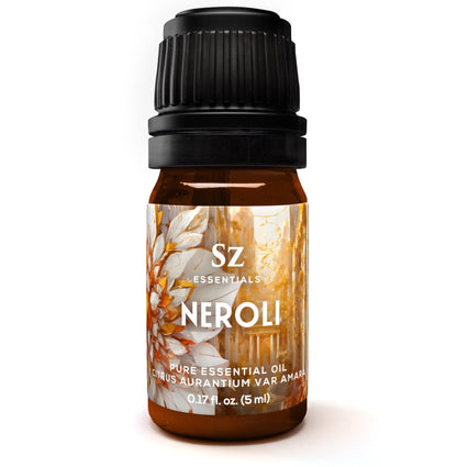 Sz Essentials Neroli Essential Oil 5ml – 100% Pure, Therapeutic Grade