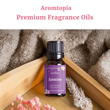 Floral Fragrance Oils 6x10ml – Aromtopia (Lavender, Rose, Gardenia, Neroli, Jasmine, Cherry Blossom)