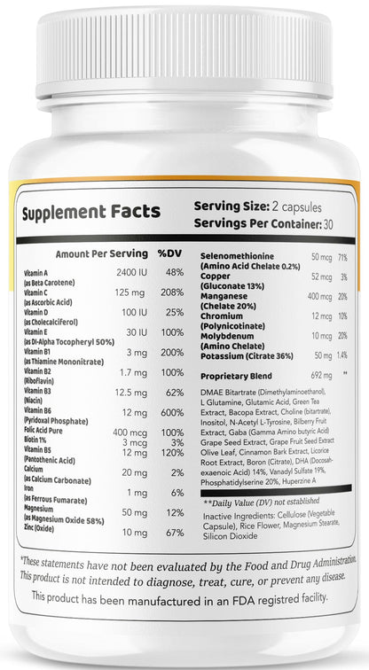 (2 Pack) Nerve Calm Capsules – Official NerveCalm Premium Formula, 60 Capsules