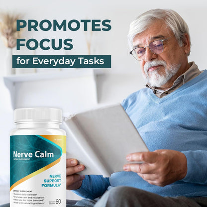 (2 Pack) Nerve Calm Capsules – Official NerveCalm Premium Formula, 60 Capsules