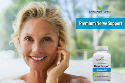 Nerve Support Supplement - 650mg ALA Alpha Lipoic Acid | Non-GMO Veggie Capsules
