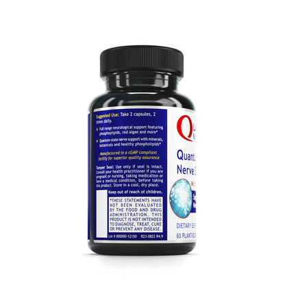 Quantum Nutrition Labs Nerve Support – Brain & Nerve Health Nootropic (60 Veggie Capsules)