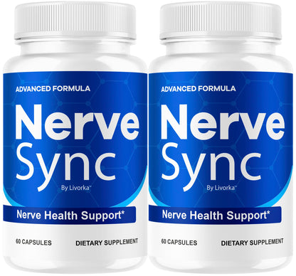 2 Pack Nerve Sync Capsules – Advanced Nerve Health Supplement, 120 Capsules