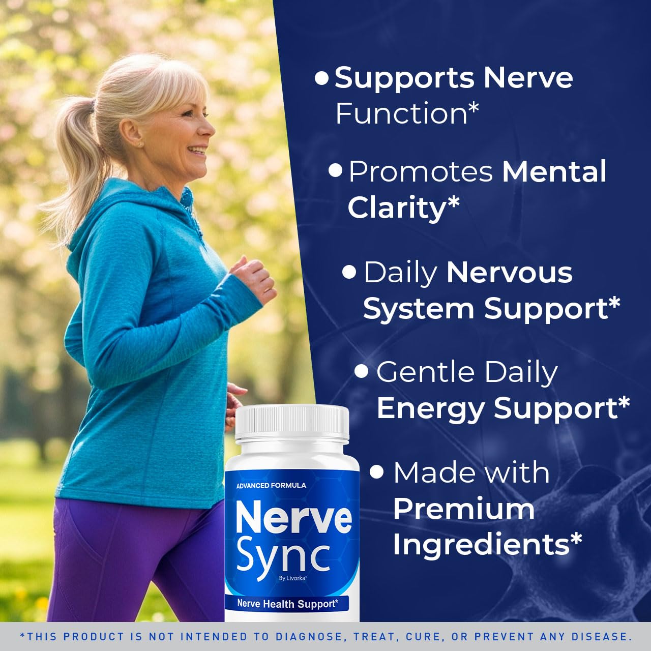Nerve Sync Capsules | Official NerveSync Advanced Nerve Health Supplement - Maximum Strenght, 60 Capsules