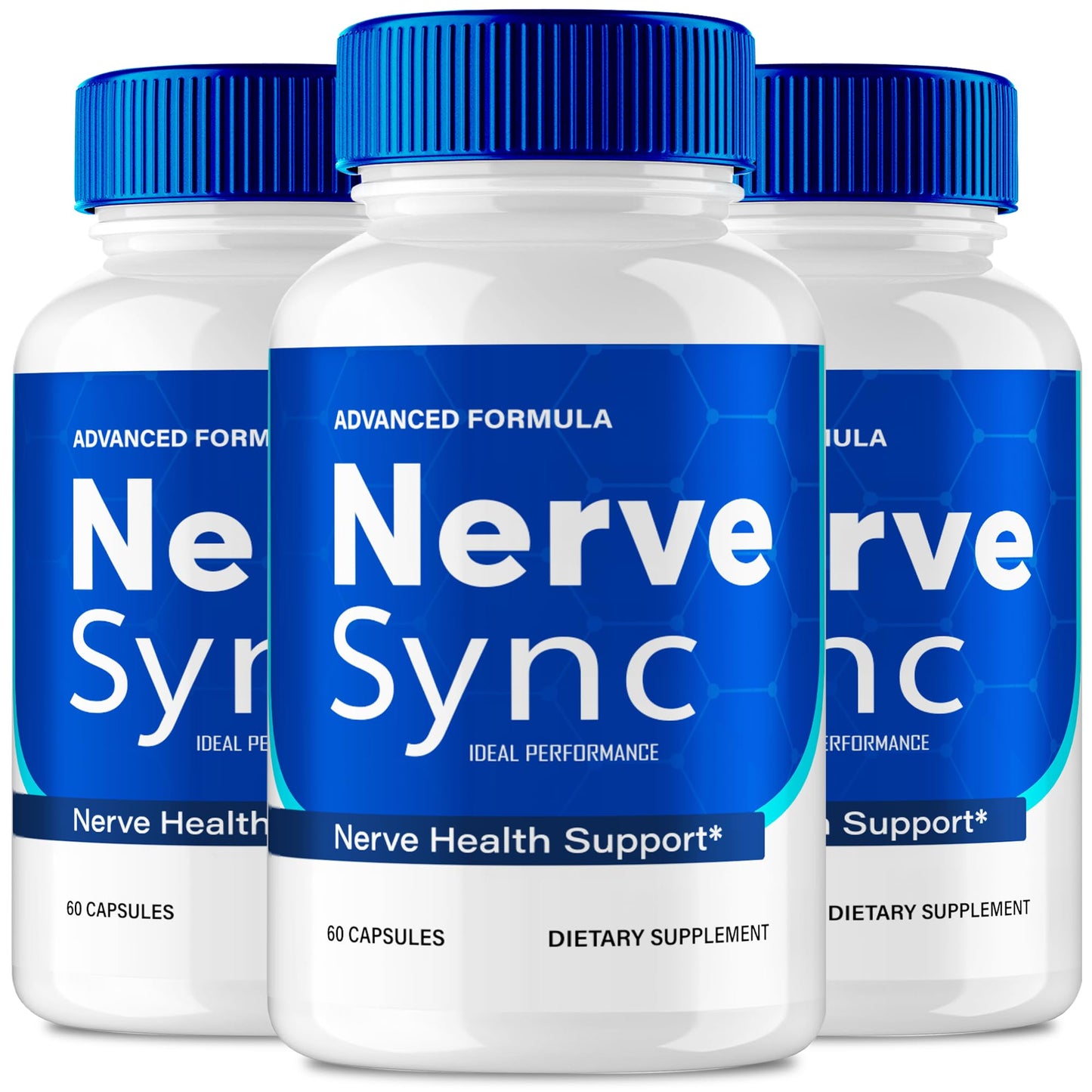 Nerve Sync Capsules – Official Nerve Sync Advanced Nerve Health Supplement Pills, Maximum Strength (3 Pack)