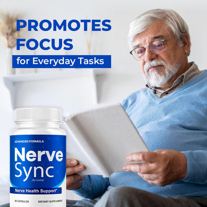 2 Pack Nerve Sync Capsules – Advanced Nerve Health Supplement, 120 Capsules