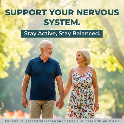 NerveCalm – Natural Calm Supplement | Vegan, Non-GMO, Made in USA