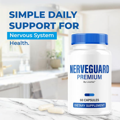 NerveGuard Premium Pills - All-Natural Nerve Support, 60 Capsules