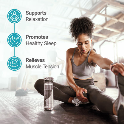 Nested Naturals Magnesium Glycinate Chelate 200mg | Sleep, Relaxation & Muscle Support | 120 Vegan Capsules