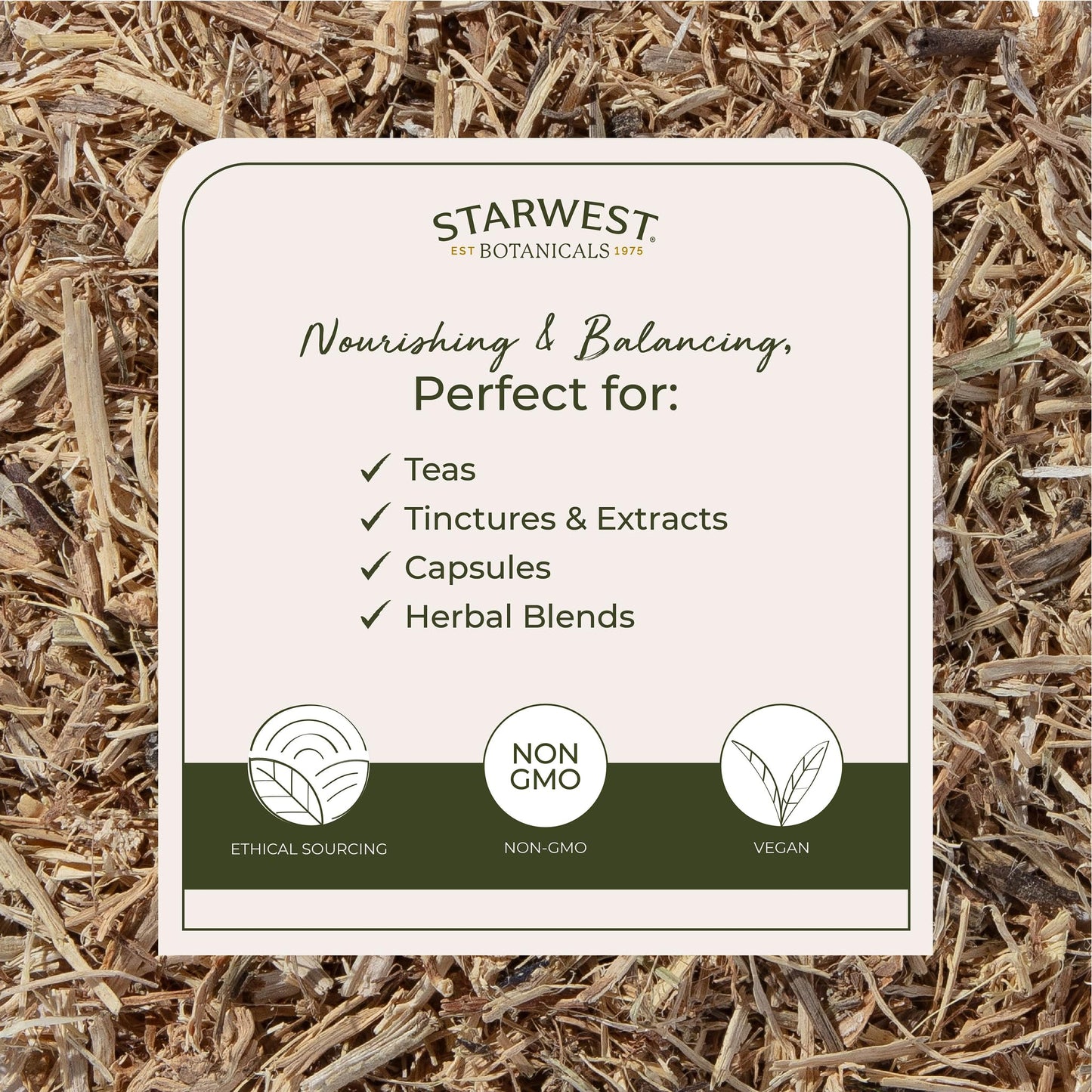 Starwest Botanicals Nettle Root Organic - Dried Stinging Nettle Root, Kosher & Non-GMO, 1 lb Bulk