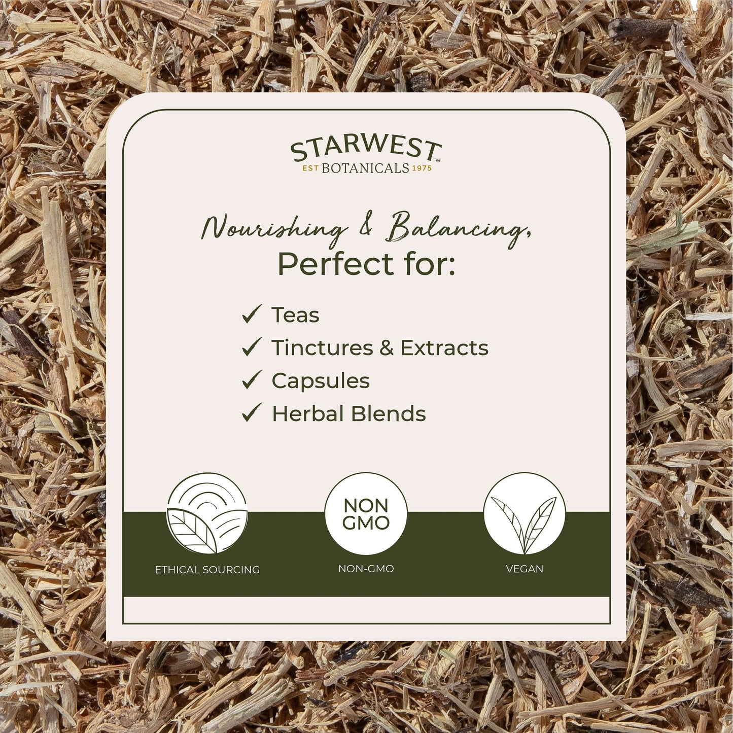 Starwest Botanicals Nettle Root Organic - Dried Stinging Nettle Root, 4 oz Kosher Non-GMO