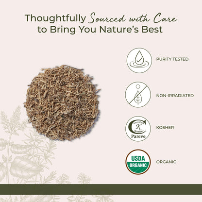 Starwest Botanicals Nettle Root Organic - Dried Stinging Nettle Root, 4 oz Kosher Non-GMO