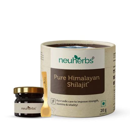 Neuherbs Shilajit Resin 20G – 75% Fulvic Acid | Energy & Immune Support