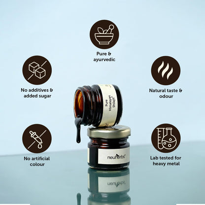 Neuherbs Shilajit Resin 20G – 75% Fulvic Acid | Energy & Immune Support