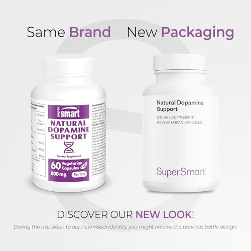 Supersmart Natural Dopamine Support 800 mg Daily – Neuravena Avena sativa 0.3% Isovitexin | Brain Supplement | Non-GMO & Gluten Free | 60 Vegetarian Capsules