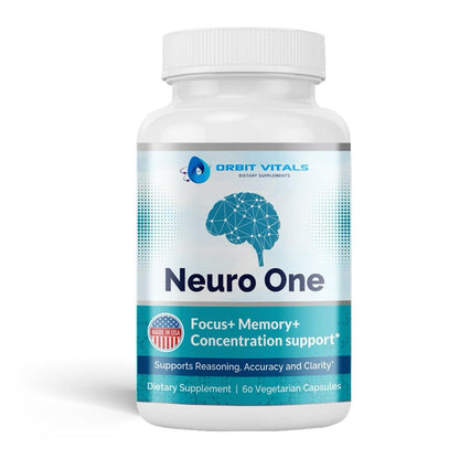 Neuro Brain Support Supplement for Memory | Focus, Clarity & Mental Speed - 60 Capsules