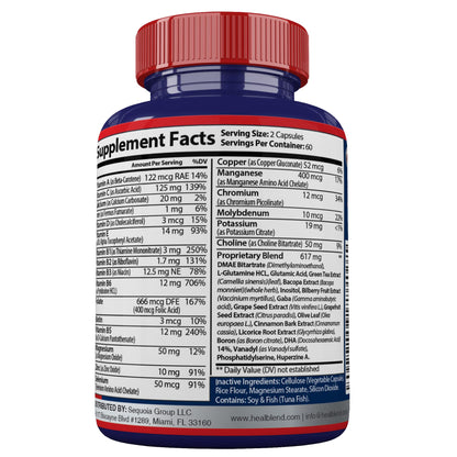 Neuro Plus Brain & Focus Formula – Nootropic Brain Booster (120 Caps)