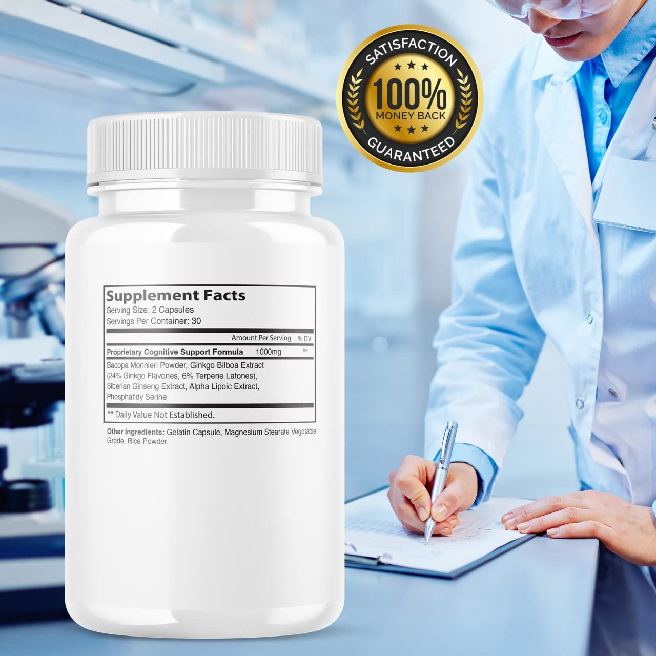 (5 Pack) Neuro Tech IQ Brain Supplement – Neurotech IQ Focus Formula Pills (300 Capsules)