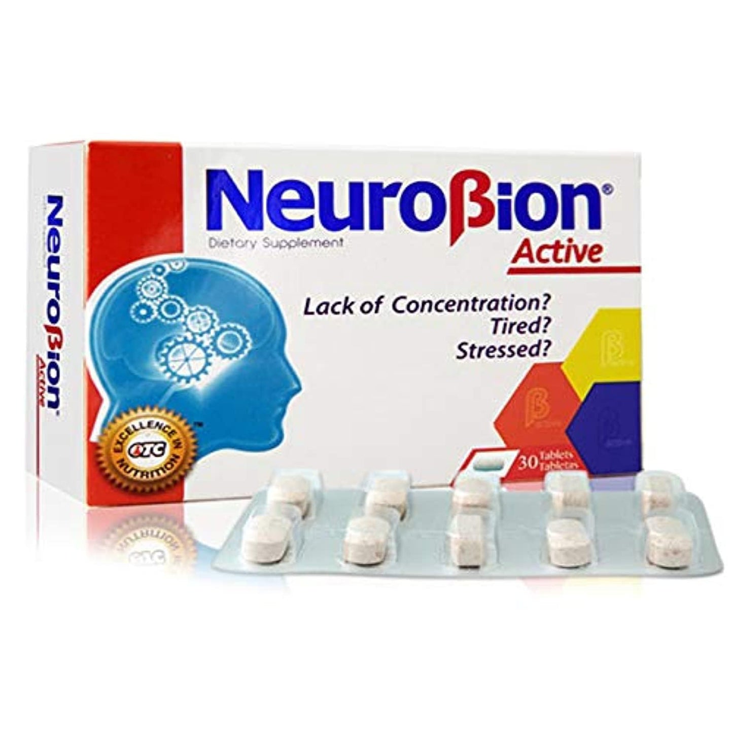 Neurobion Active 30 Tablets – Multivitamin with B Vitamins & L-Glutamic Acid (1 Count)