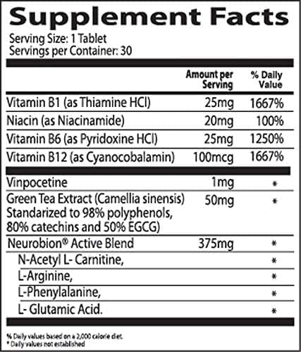 Neurobion Active 30 Tablets – Multivitamin with B Vitamins & L-Glutamic Acid (1 Count)