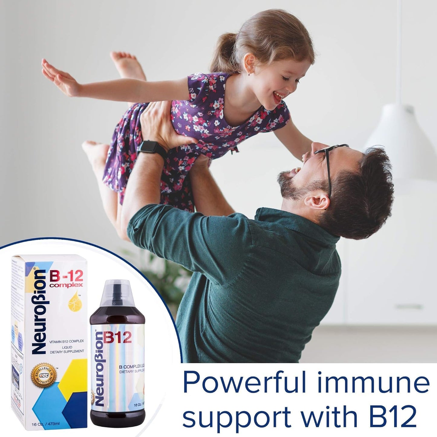 Neurobion Vitamin B12 Complex Liquid Citrus 16 oz – Energy & Cognitive Support