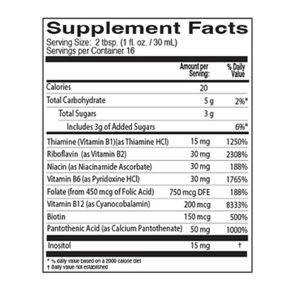 Neurobion Vitamin B12 Complex Liquid Citrus 16 oz – Energy & Cognitive Support