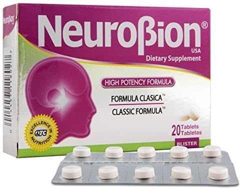 Neurobion Classic 20 Tablets - Vitamin B Energy Booster | Classic Formula