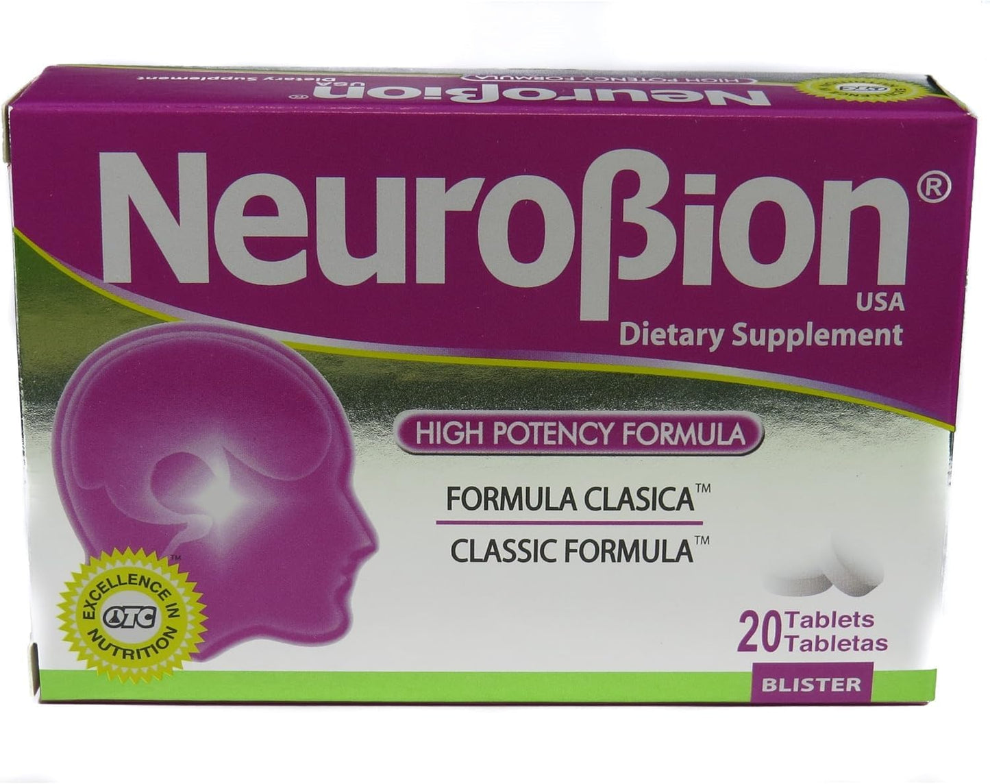 Neurobion Classic 20 Tablets - Vitamin B Energy Booster | Classic Formula
