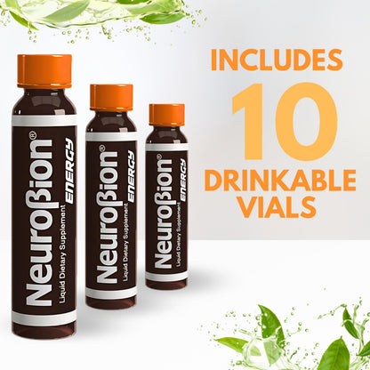 Neurobion Energy Liquid – Multivitamins + Energy Blend (10 x 25 ml)