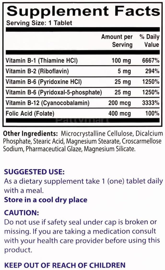 Neurobion Folico 50 Tablets - Folic Acid & B-Complex Vitamins
