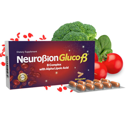 Neurobion Gluco B - B Complex with Alpha Lipoic Acid | 30 Capsules