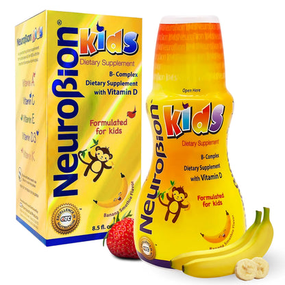 Neurobion Kids B Complex Liquid - Multivitamin for Children | 8.5 fl oz