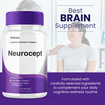 Neurocept Supplement 3-Pack – Memory & Brain Health Capsules (180 Count)