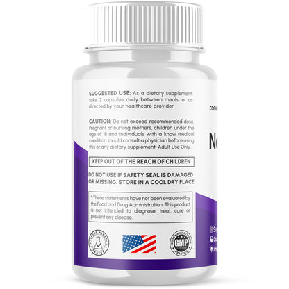 Neurocept Capsules – Brain Health Supplement with All-Natural Ingredients (60 Capsules)