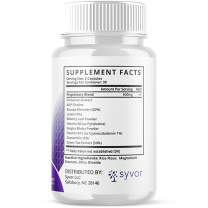 Neurocept Capsules 3 Pack – Brain Support Supplement (180 Capsules)