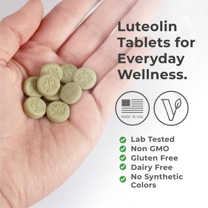 Neurogan Luteolin Tablets – 200 mg, 120 Ct | Brain Health & Immune Support