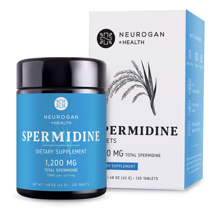 Neurogan Spermidine Supplement - 1200mg, 99% Pure, 120 Servings - Made in USA