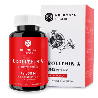 Neurogan Urolithin A 700mg Capsules – Postbiotic Cellular Health, 60 Count – Made in USA BritishVita | Premium UK Vitamins & Wellness Supplements