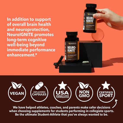NeuroIGNITE Brain Supplements for Memory & Focus – 30 Count