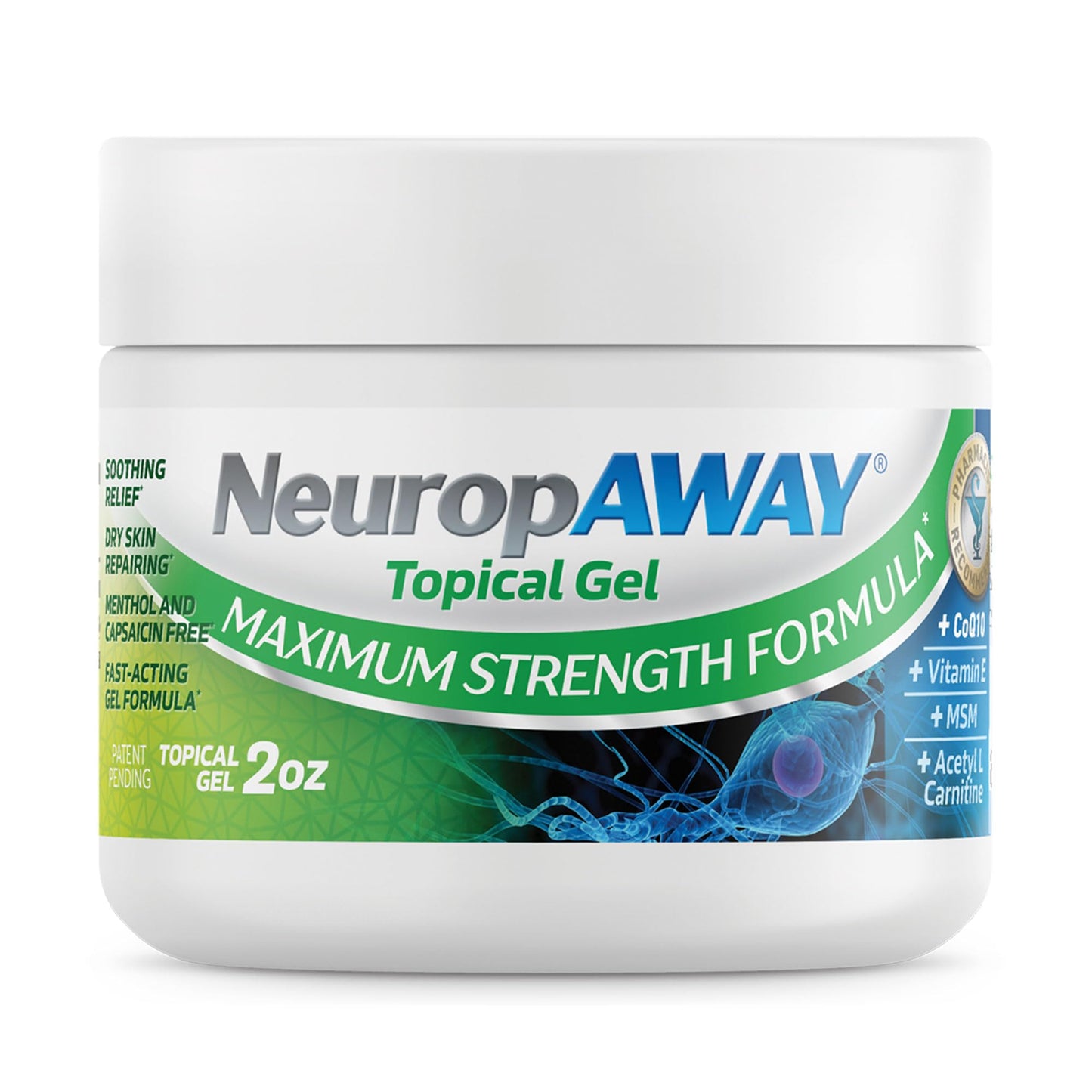 NeuropAWAY Maximum Strength Gel – Targeted Nerve Discomfort Relief, 2oz