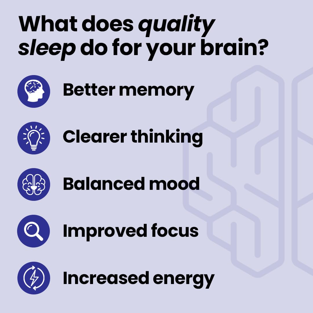 LifeSeasons NeuroQ Sleep Now - Natural Sleep Support with Melatonin & L-Theanine - 30 Mint Strips