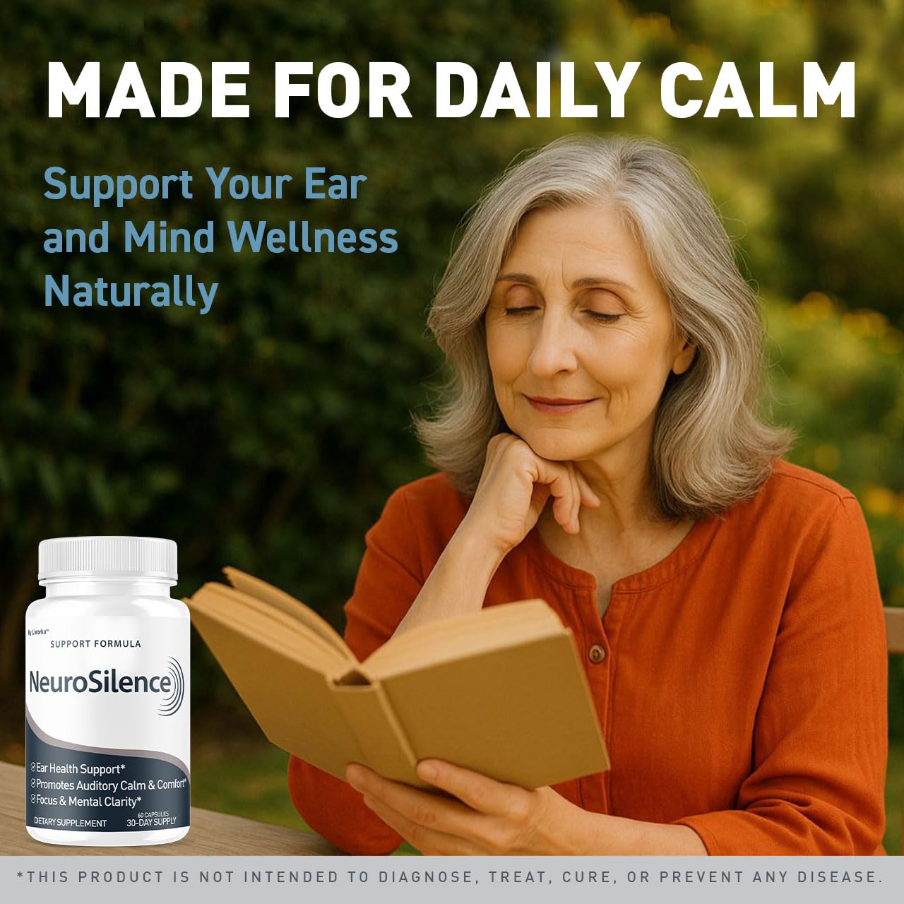 NeuroSilence Capsules (3 Pack) - Ear Health Support, 180 Capsules