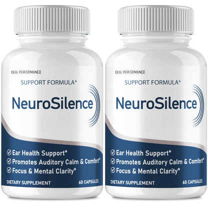 Neurosilence Capsules – Tinnitus Relief Pills | Natural Ear Health (2 Pack))